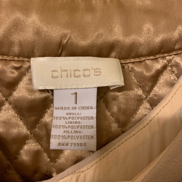 Chico’s jacket, size 1, leopard print - Picture 4 of 5